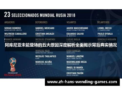 阿库尼亚未能登场的五大原因深度解析全面揭示背后真实情况